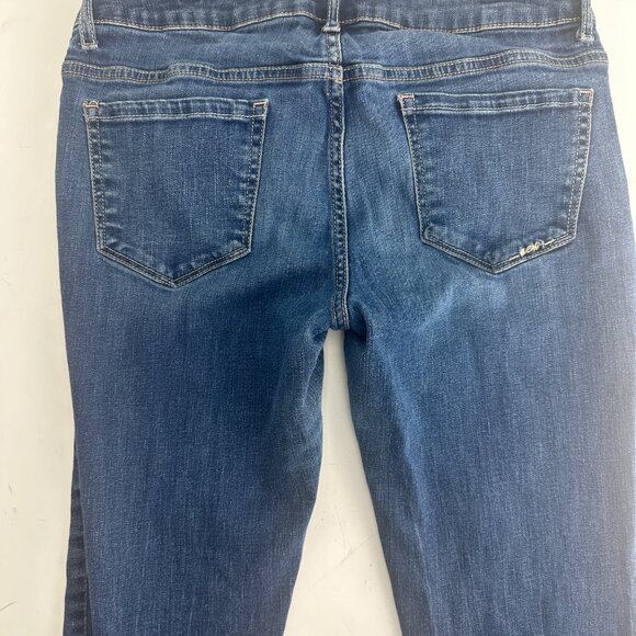 Aeropostale Jeans Womens Size 1/2 Lola Cropped Jegging Low RiseBlue Denim - Picture 4 of 8